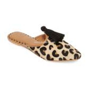 Figue "Audrey" Leopard Slide/Mule NIB